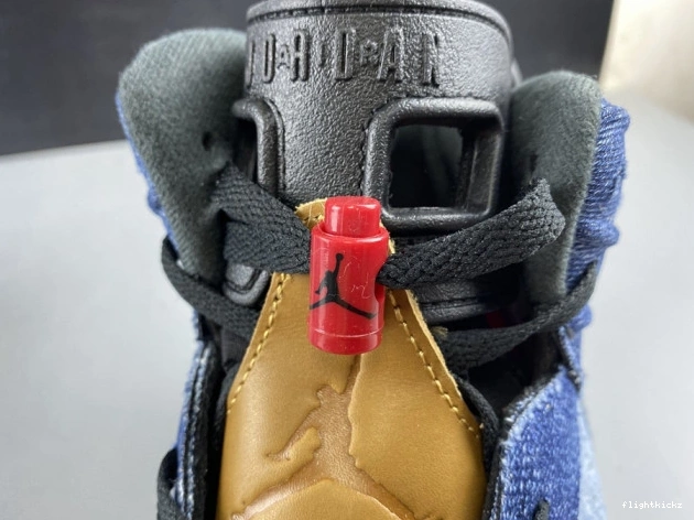 Jordan CT5350-401 6 Washed Air Denim 0808